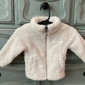 Columbia Baby Girl fireside Sherpa full zip Cream color 3-6 months